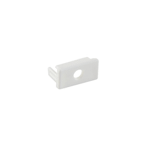 FL-PROF-ECO-END-LINEMINI with hole-ABS-WH